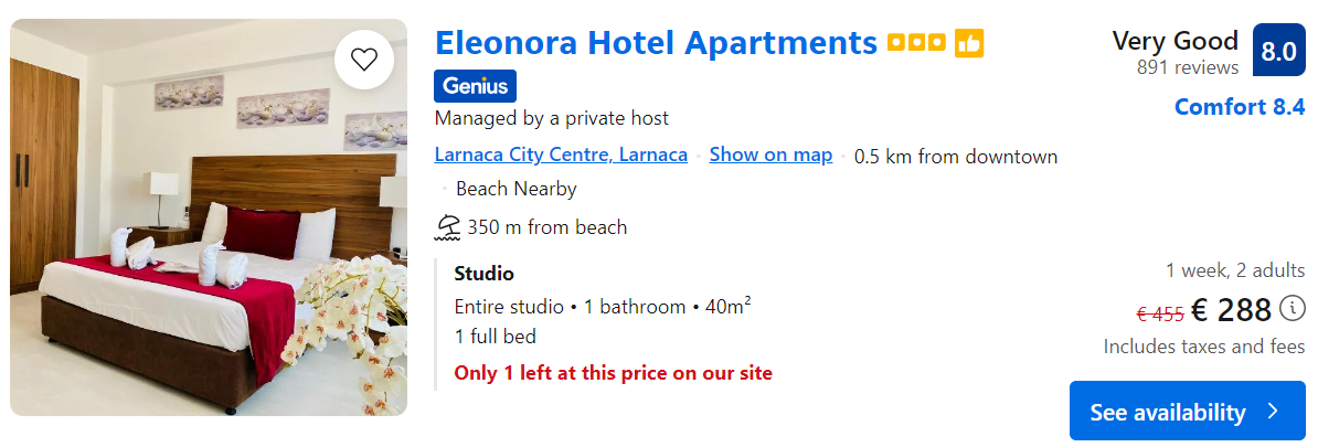 cazare larnaca cipru 7-14 iunie 2024 www.planuridevacanta.ro